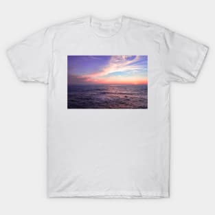 Sunset over the ocean T-Shirt